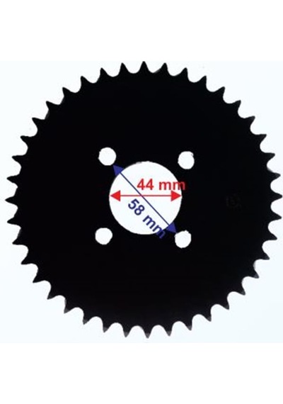 Atv Arka Dişli 428-40T Iç 44X4 Delikli Ind Vulcan Kuba200 Öm (492661855)