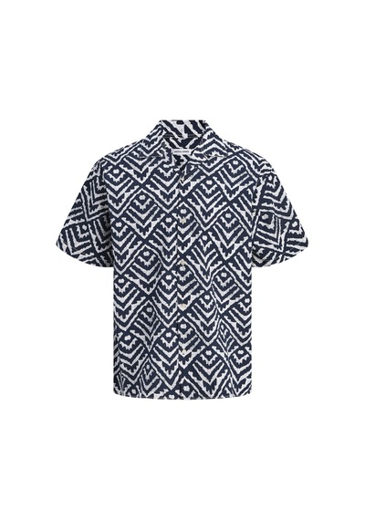 Jack & Jones Erkek Resort Yaka Gömlek - Milo - 12288928 Sky Captain