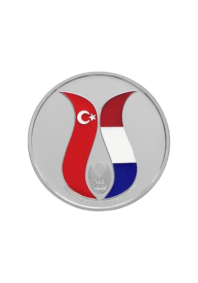 Agakulche Türkiye - Hollanda Dostluğu Gümüş Sikke Coin