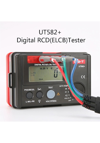 Unı-t Ut-582+ Dijital Kaçak Akım 500ma Kadar Test Cihazı