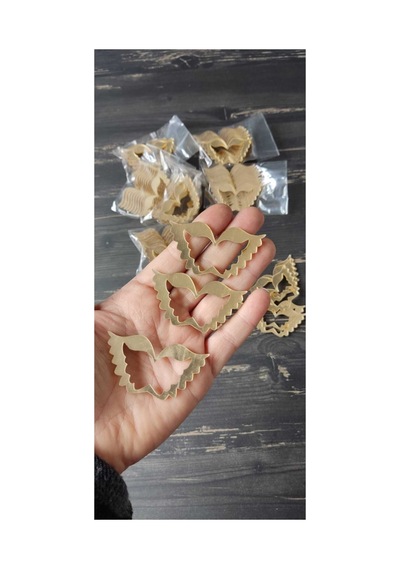 Gold Melek Kanadı Mini Boy 4 Cm 10 Adet