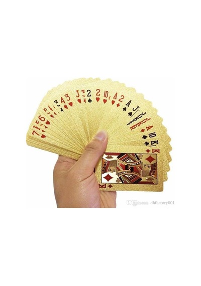 Iskambil Kağıdı Dolar Poker Oyun Kartları Su Geçirmez Plastik Alt