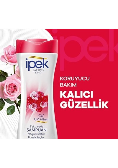 İkisi Bir Arada Boyalı Saçlar Gül Şampuan 480 Ml Diğer