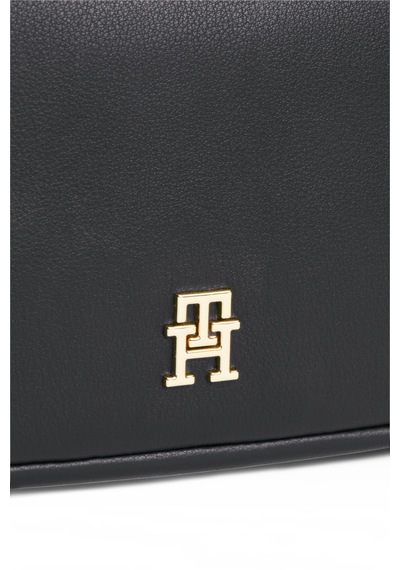 Tommy Hilfiger Th Logotape Camera Bag Kadın Siyah Çanta - Aw0aw18741