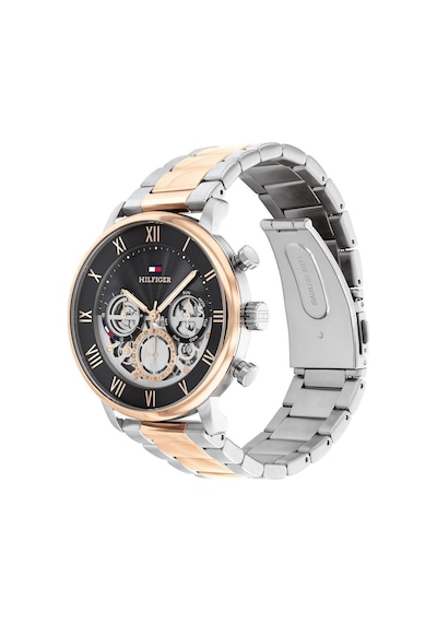 Tommy Hilfiger Th1710570 Quartz Çelik Rose/gri Siyah Kadran 44 Mm Erkek Kol Saati