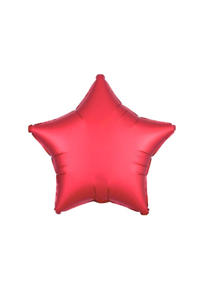 18" Folyo Balon Yıldız - Kırmızı Kırmızı