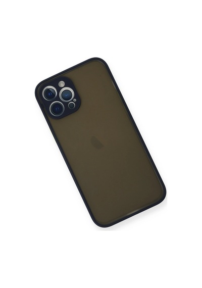 Apple Uyumlu iPhone 12 Pro Kılıf Montreal Silikon Kapak Lacivert/