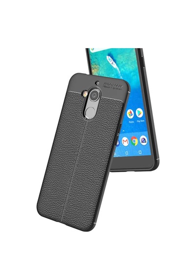 General Mobile 8 Kılıf Deri Tarzı Niss Silikon Case