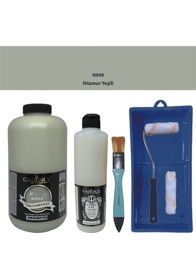 Cadence Multisurface H-049 Ihlamur Yeşil 2 L Sır Vernik Set