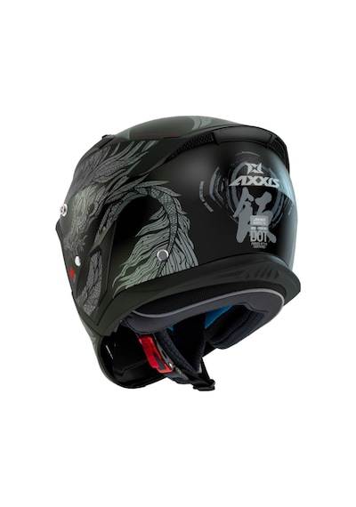Axxis Hunter SV Oni B2 Sport Modüler Motosiklet Kaskı Mat Gri