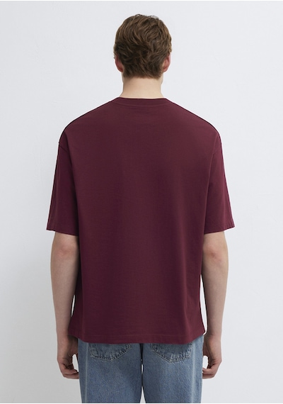 Mavi - İstanbul Baskılı Bordo Tişört 0613591-70426 Bordo
