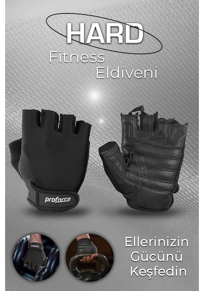 Fitness Body Eldiveni Hard Siyah