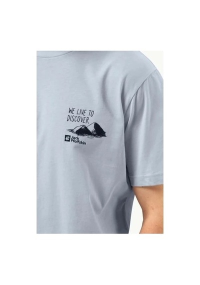 Jack Wolfskin Discover T M Erkek T-shirt 1809761tr-43142966 SİYAH