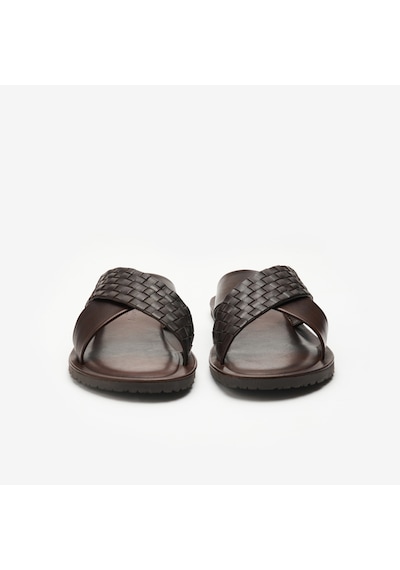 Terlik Erkek M7525 The Sandals Factory Brown Marrone