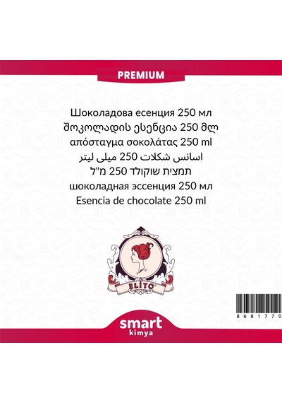 Premium Çikolata Esansı 250 Ml