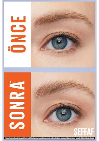 Maybelline New York Kaş Kalemi Tattoo Brow Lift Stick 00 Clear