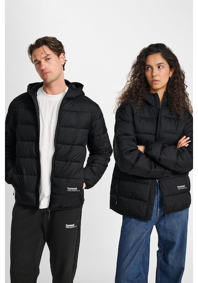 Hummel Lightweight Puffer Jacket Unisex Siyah Mont 230393-2001 Siyah