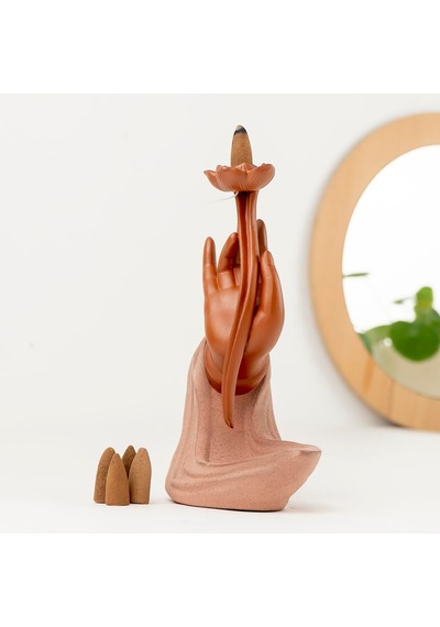 Zen El Geri Akışlı Şelale Tütsülük Pembe