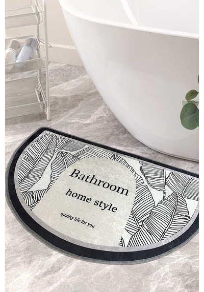 Chilai Home Earth Surface D Form 70x120 Cm Banyo Halısı Djt Gri