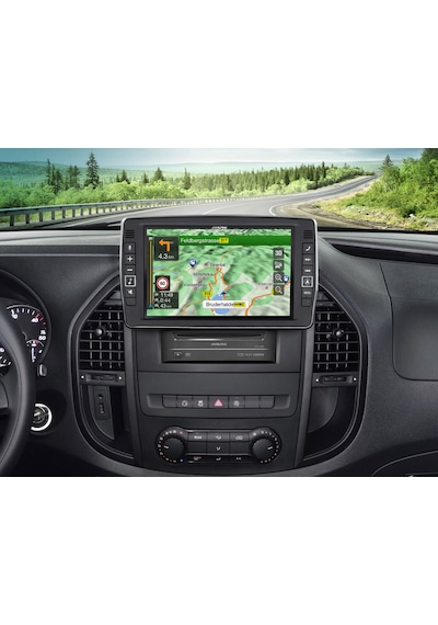 Alpine Mercedes Vito 447 İçin Apple Carplay Ve Android Auto İle Uyumlu 9 Dokunmatik Ekran Navigasyon Multimedya 9"