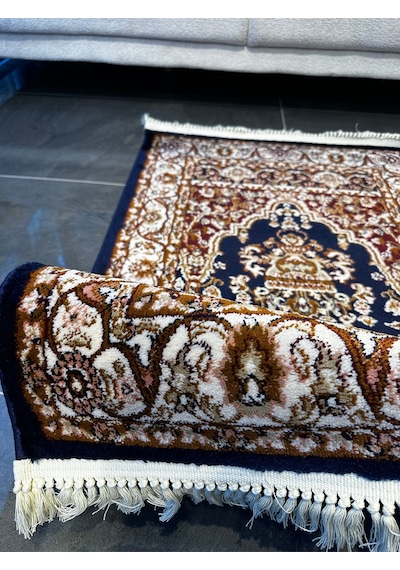 Seccade Dokuma Halı Seccade Püsküllü 80x125 Mavi