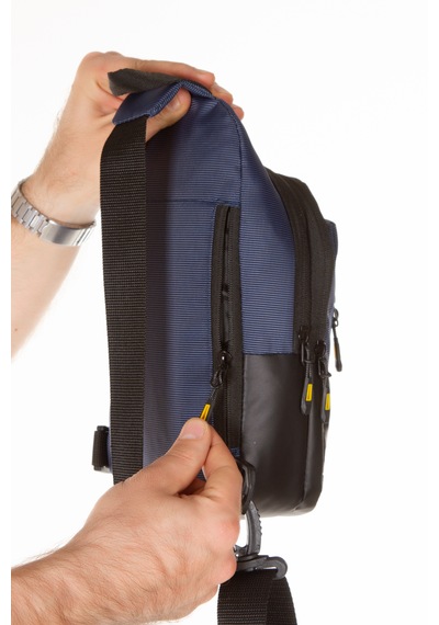Esvelans Unisex Çapraz Askılı Göğüs Ve Omuz Çantası Günlük Body Bag Lacivert