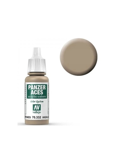 17 Ml. Japan. Tanker Highlights Panzer Aces Serisi Maket Boyası, Vallejo 70332 Standart