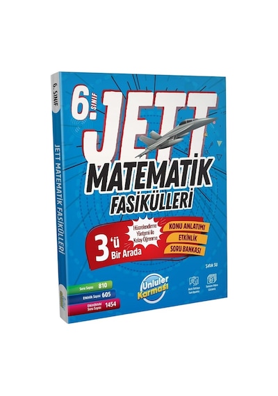 6.sınıf Ünlüler Jett Fasikülleri Seti Türkçe-matematik-fen Bilimleri-sosyal Bilgiler 2025-2026