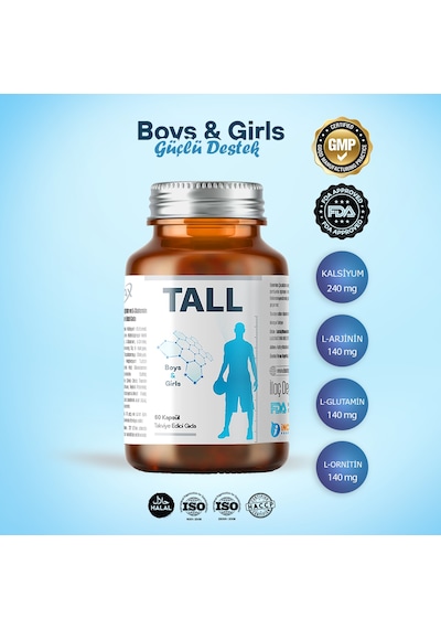 Inmax Tall Unisex Takviye Edici Gıda 60 Kapsül
