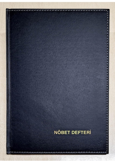 100 Yaprak Nöbet Defteri 200 Sayfa - 23x32 Cm Sunideri Sert Kapak Lüks Ciltli Öğretmen Ders Takip, Devamsızlık Ve Denetim Çizelgeli Okullar & Dershaneler İçin İdari Kayıt Defteri