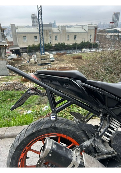 Ktm Duke 250 / 390 Uyumlu Arka Koruma Demiri Siyah Renk