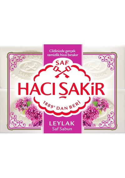 Hacı Şakir Kalıp Sabun Leylak 4 X 150 G 2 Adet Diğer