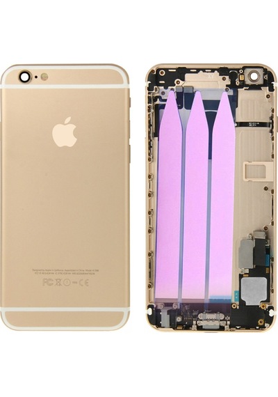 Apple Uyumlu iPhone 6 Plus Kasa Kapak Dolu gold