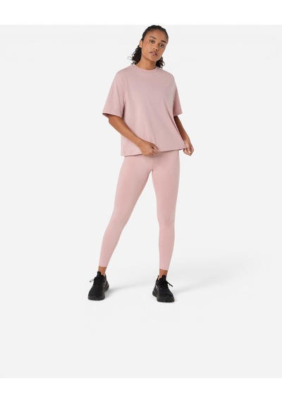 Asics Asıcs Spıral Embroıdery Relaxed Tee Kadın Pembe Kısa Kollu Tshirt 2032d381-700