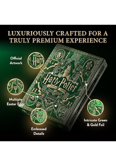 Theory11 Harry Potter Harry Potter Deck - Green Slytherin Oyun İskambil Kartı