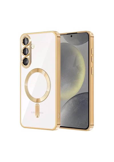 Samsung Uyumlu Galaxy A37 5g Kross Magneticsafe Kapak - Gold standart