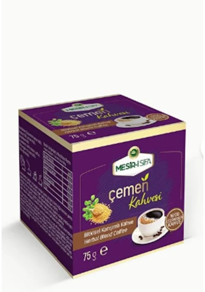 Mesiri Şifa Çemen Kahve Bitkisel Karışımlı Çözünebilir Kahve 75gr Granül