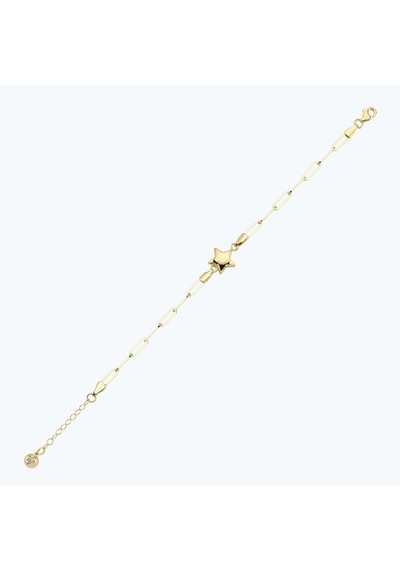 Altınbaş Altın Yıldız Zincir Bileklik Blazn3823-2582 Renkli Altın