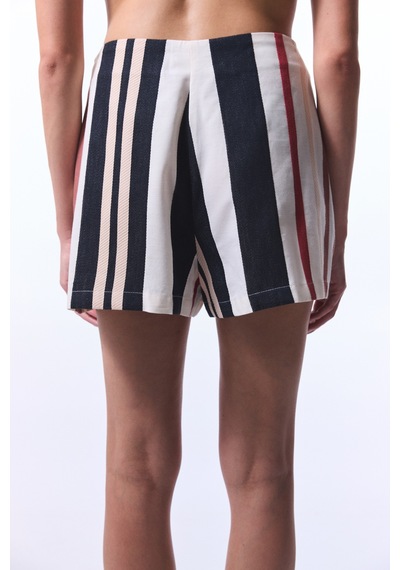 Penti Shay Striped Etnik Desenli Mini Şort