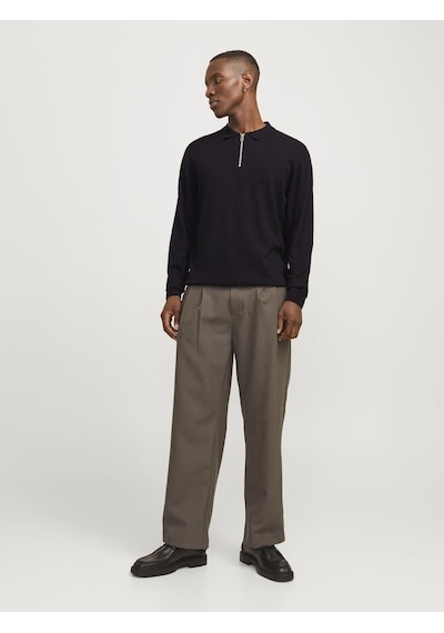 Jack & Jones Jjeemıl Knit Polo Yarım Fermuar Uzun Kollu Erkek Triko Çok Renkli