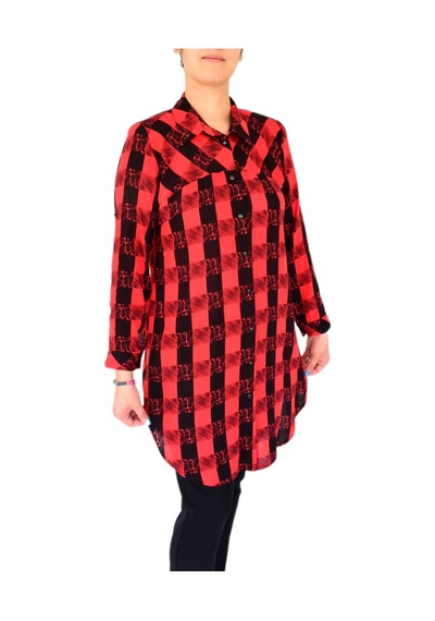 Kadın Ekose Kareli Tunik Bgl-st02956 001