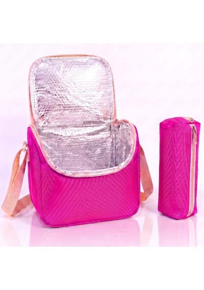 Kore Kawaii Tarzı Erkek Kız Okul Çantası Aksesuarlı Kız Çocuk Ve Erkek Çocuk Sırt Çantası 3'lü Set Pembe