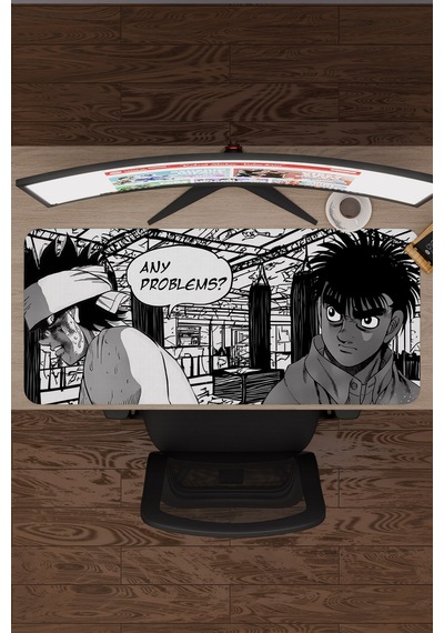 Hajime No Ippo Anime V4 - 90x40 Xxl Gaming Kauçuk Kaymaz Taban Mouse Pad Fare Altlığı