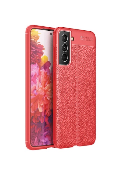 Zore Galaxy Uyumlu S21 Fe Kılıf Niss Silikon Kapak - Kırmızı Kirmizi