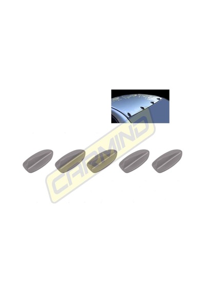 Otomarketin Mini 5 Li Balık Sırtı Anten Gri