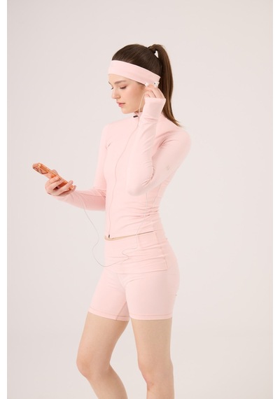 Holly Lolly Beli Kıvrımlı Mini Kacie Şort Pembe