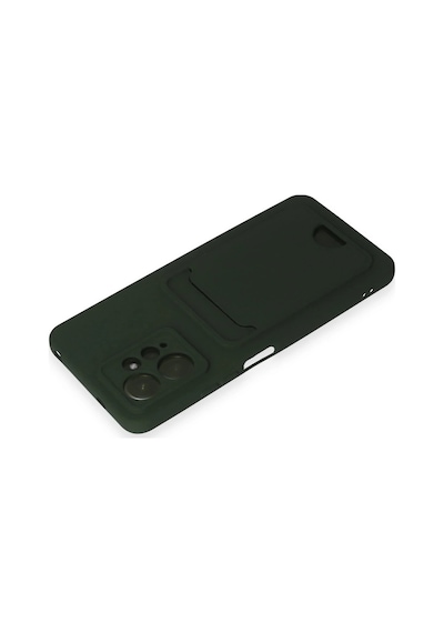 Uray Store Xiaomi Redmi Note 12 4g Kılıf Kelvin Kartvizitli Silikon - Koyu Yeşil