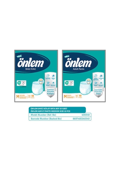 Önlem Medium Emici Külot - 10 Adet M