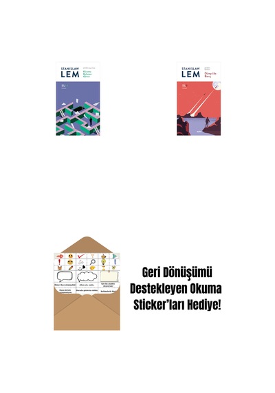 Küvette Bulunan Günce Sl14 + Dünya Da Barış Sl8 + Okuma Sticker'ları