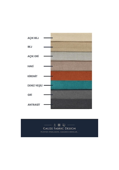 Tr Fabric Design Safir Açık Gri Ekstrafor Büzgülü Kadife Dokulu Yüksek Kaliteli Tek Kanat Fon Perde 150 X 260 Genel